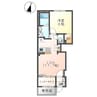 （仮）薊野中町新築アパート 1LDKの間取り