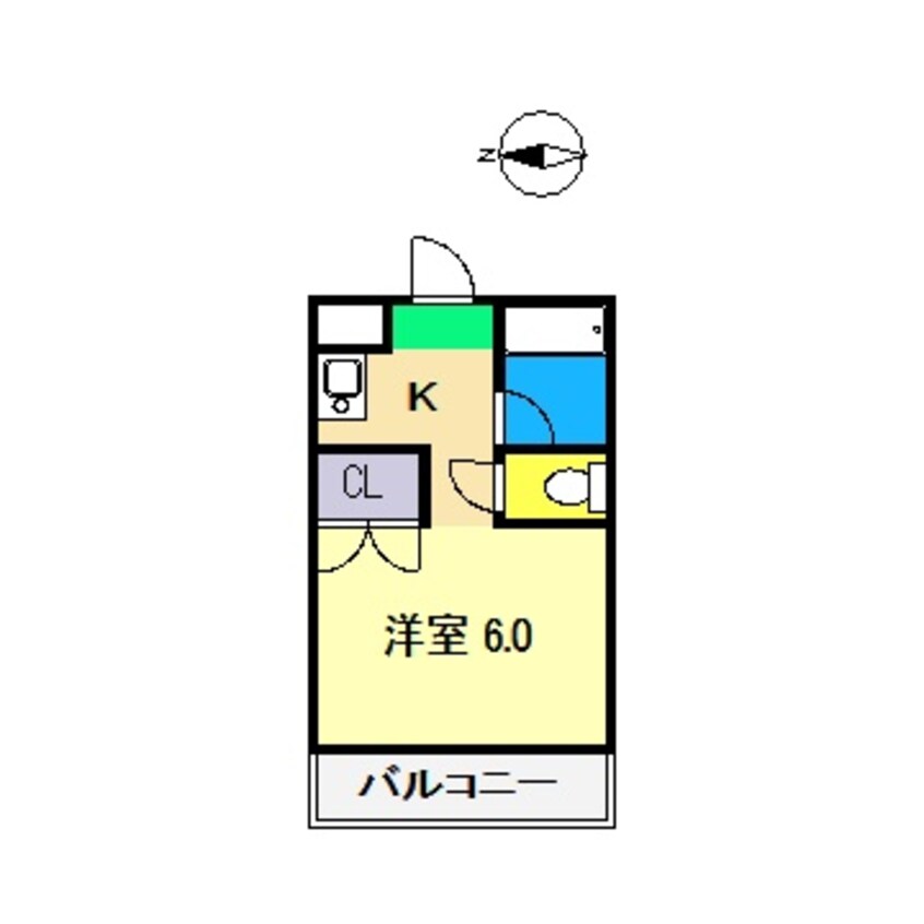 間取図 サニーパレス朝倉