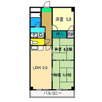 間取図 マンションロイヤル