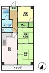 マンションロイヤル 3DKの間取り