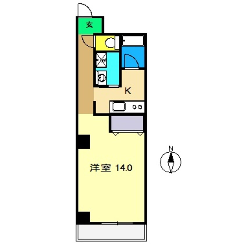 間取図 金子橋マンション