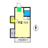 ラパンIshitate 1Rの間取り