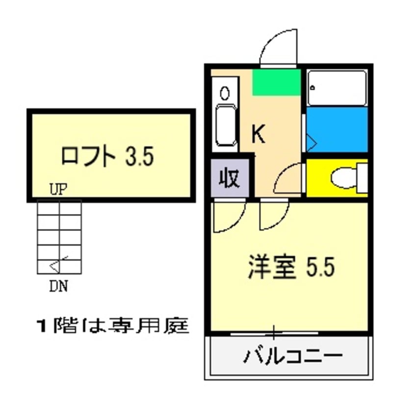 間取図 イースト