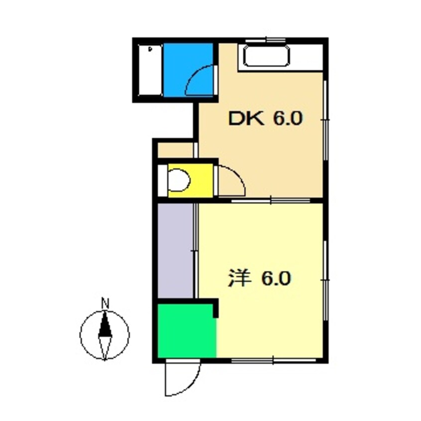 間取図 ふじハイツ