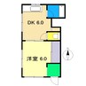 ふじハイツ 1DKの間取り