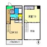 CASA･DI･SOLE 北棟 1LDKの間取り