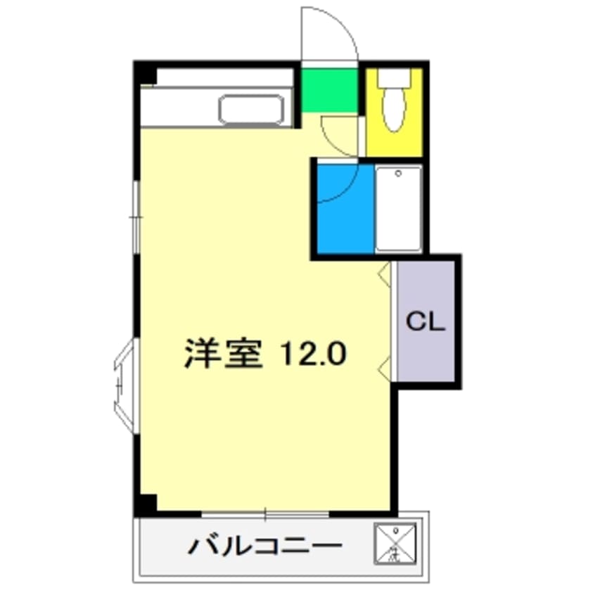 間取図 プロミネント大膳