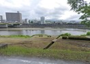 鏡川緑地(公園)まで417m コーポサンセール