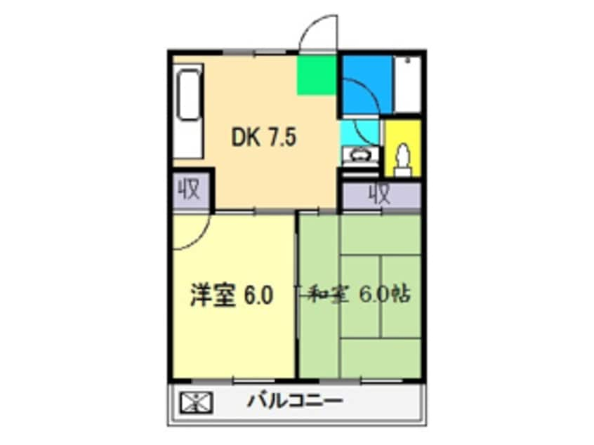 間取図 センターハウスはりまや