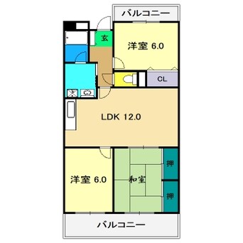 間取図 グランドール桜井