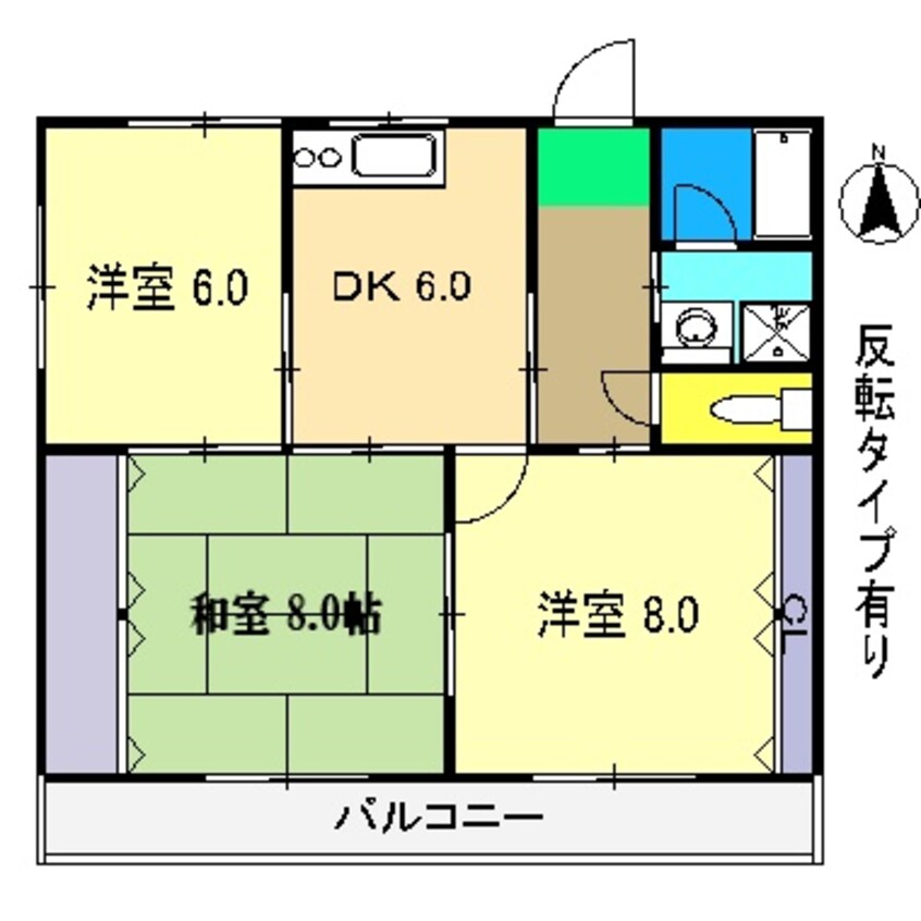 間取図 光陽ハイツ Ⅲ