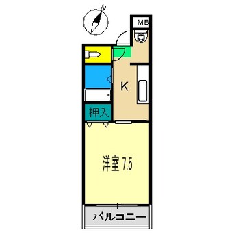 間取図 メゾンレーヴ高須