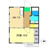 シグナルハウス 1DKの間取り