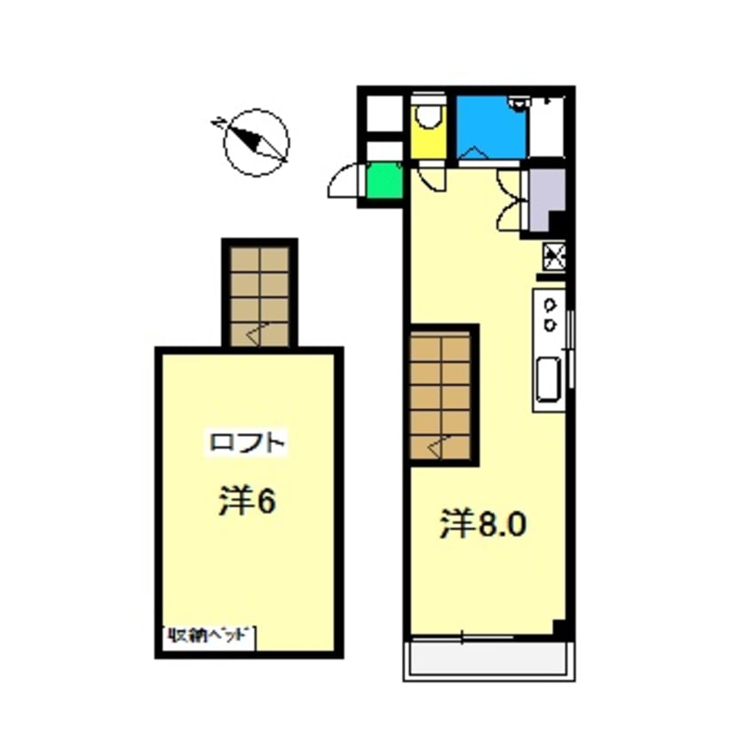 間取図 エトワール鴨部 Ⅰ