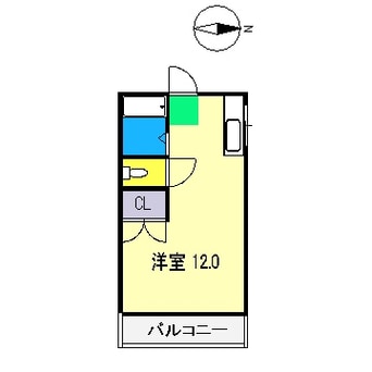 間取図 クラウン朝倉