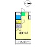 クラウン朝倉 1Rの間取り