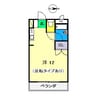 フィール朝倉 1Rの間取り