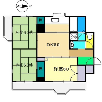 間取図 パークサイドマンション