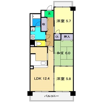 間取図 パールリバー