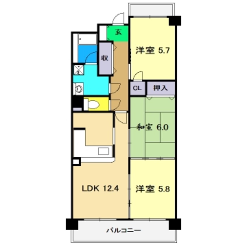 間取図 パールリバー