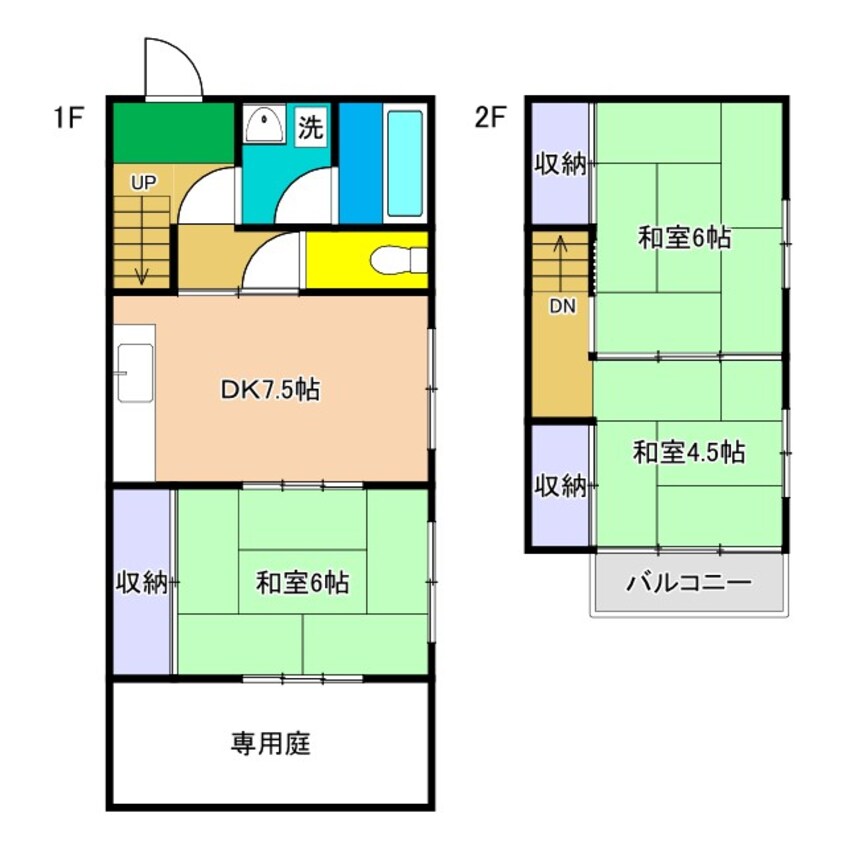 間取図 森岡荘