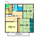 スクエアハウスの間取図