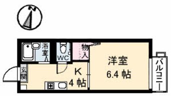 間取図 アメニティ土居 A棟