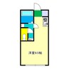 コーポMIKI Ⅰ南棟 1Rの間取り
