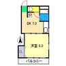 コーポミルキーウェイ 1DKの間取り