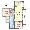 ベレオニシムラⅡ 2LDKの間取り