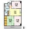 一ツ橋レジデンス 3DKの間取り