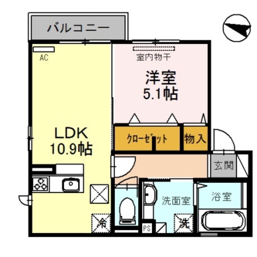 間取図 フローラ