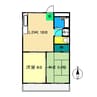 NTハイツ(役知町) 2DKの間取り