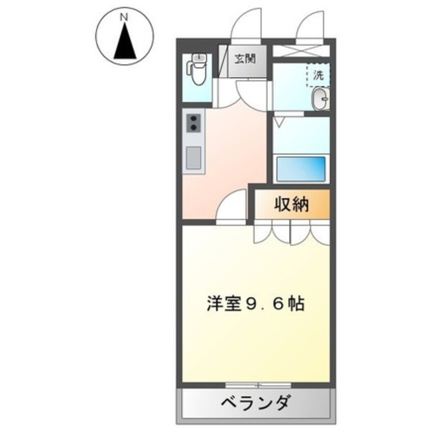 間取図 グランディール・城山