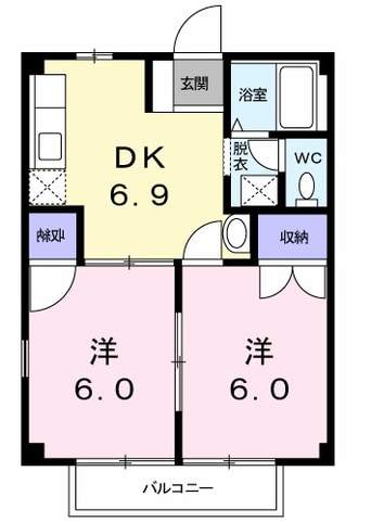 間取図 クワイエットハイツＡ