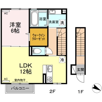 間取図 かもべハイム