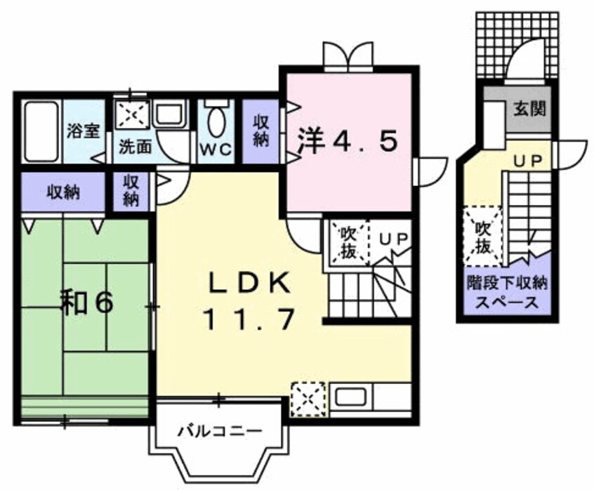 間取図 サンハイツ　Ⅰ