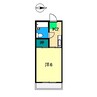 久コーポ 1Kの間取り