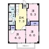 ハイムユルノクチ 3DKの間取り