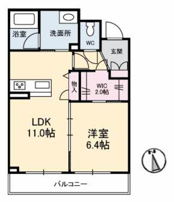 間取図 シャーメゾン アルファⅡ