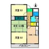 山崎ハイツ(桟橋) 3DKの間取り