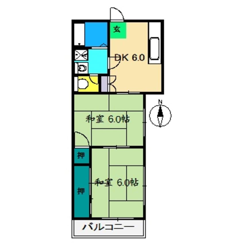 間取図 青洋荘