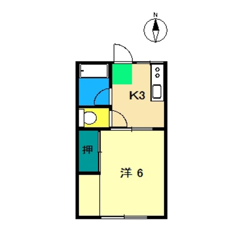 間取図 シティハイムAMITIE