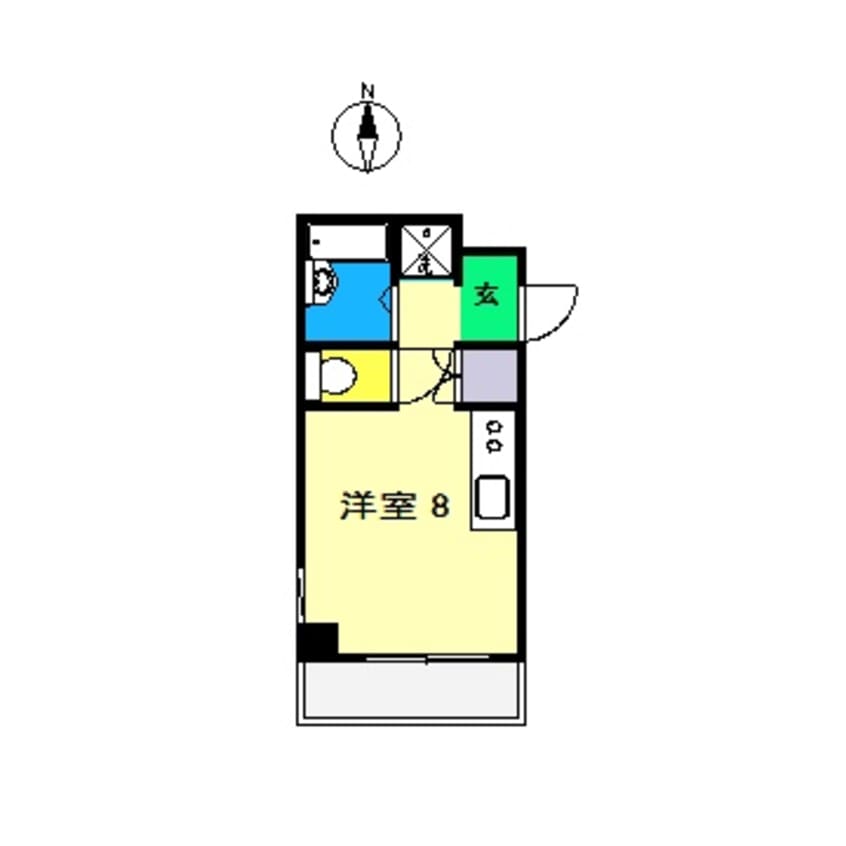 間取図 エトワール鴨部 Ⅱ