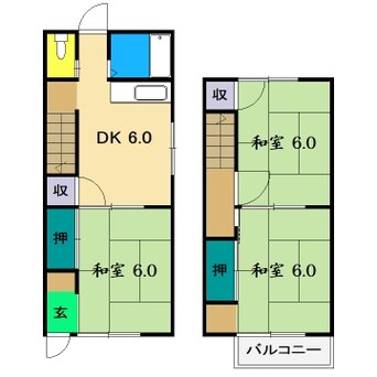 間取図 ヴィラ岡本