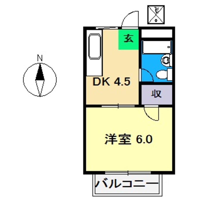 間取図 レジデンス高坂