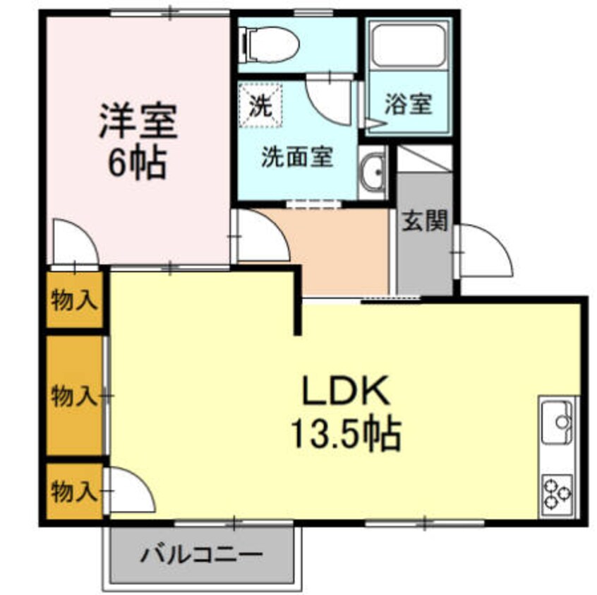 間取図 寿ハイツ B棟