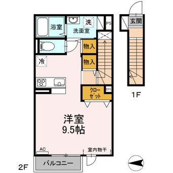 間取図 ヴィラ新本町