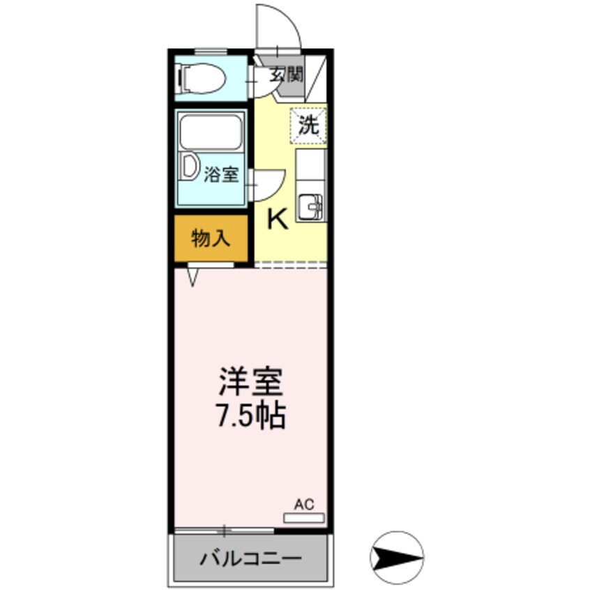 間取図 コーポエルム
