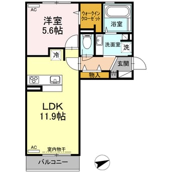 間取図 ペリゴール・ブラン